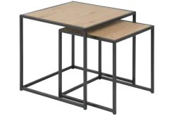 Beistelltisch Seaford Eiche 2er Set