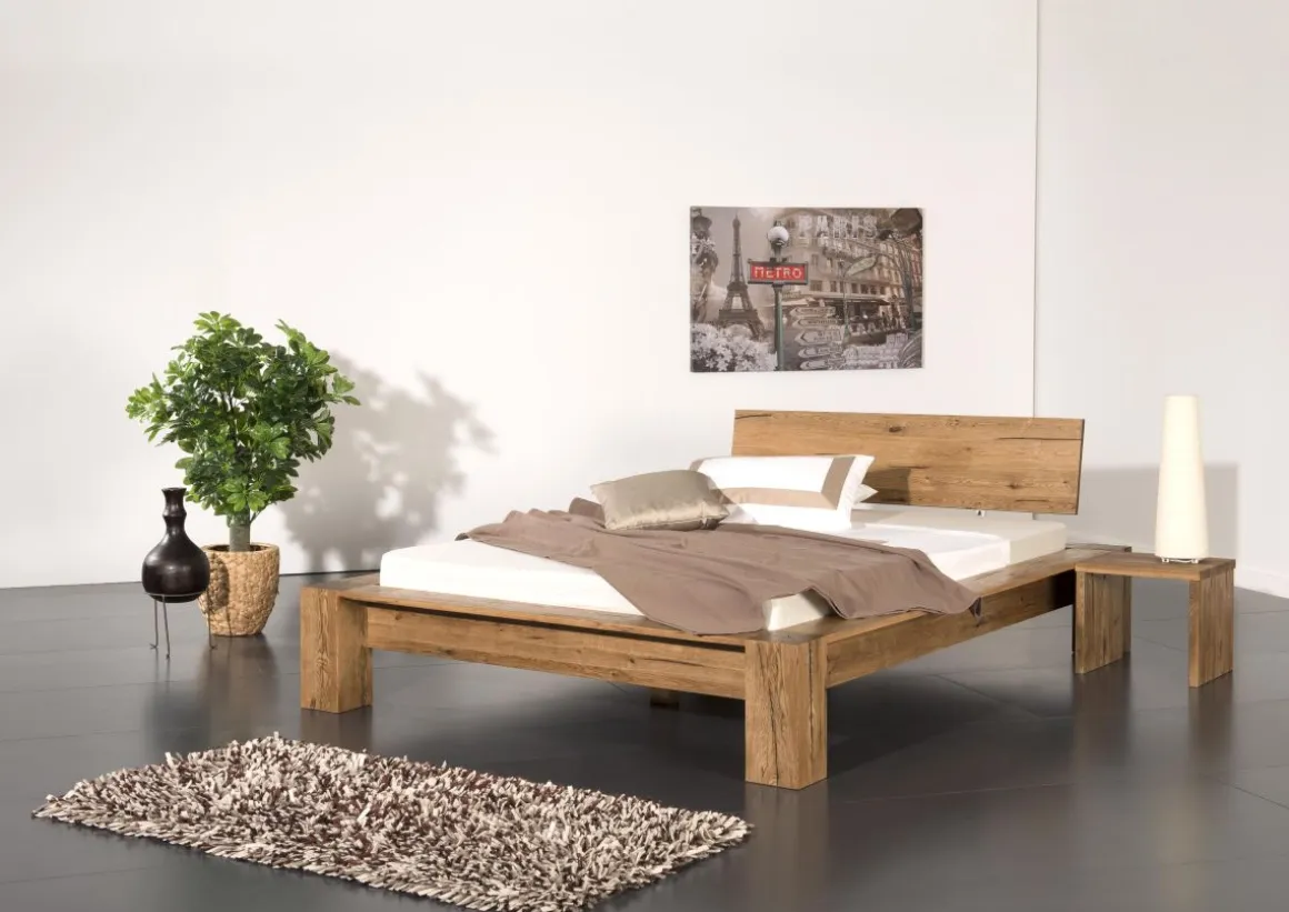 Bettgestell Morten Eiche massiv 180 x 200 cm