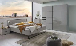Bett Tilburg Grau 180 x 200 cm
