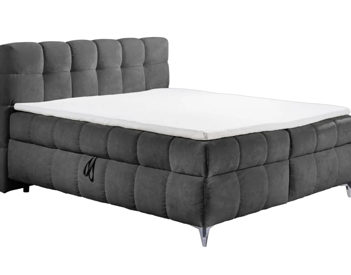 Boxbett Kylie Anthrazit 180 x 200 cm