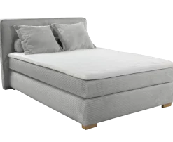 Boxspringbett Romy Hellgrau 140 x 200 cm