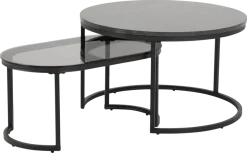 Couchtischsatz Spiro Schwarz