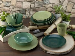 CreaTable Dessertteller Nature Collection Green 21 cm