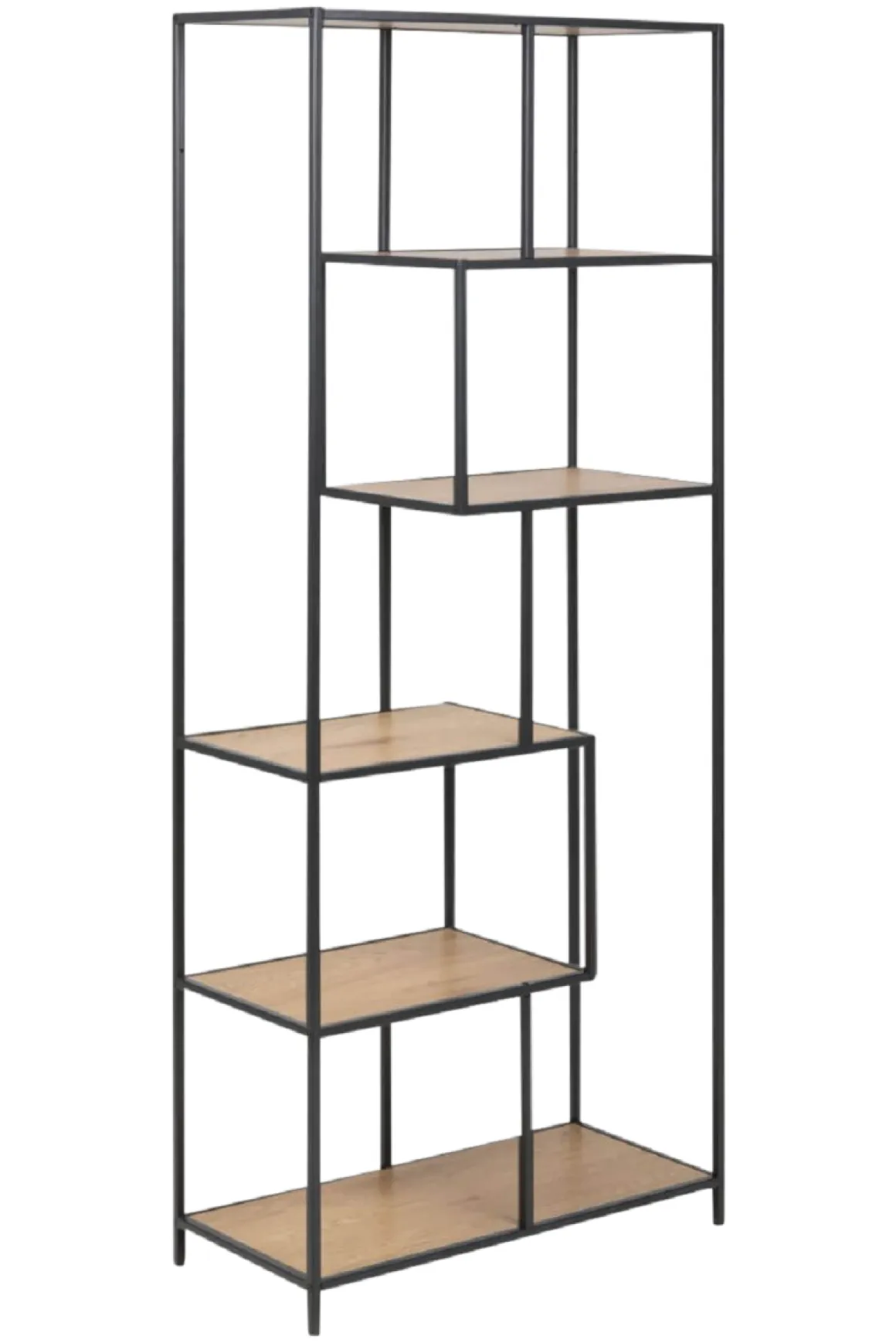 Design-Bücherregal Seaford Eiche 77 x 185 cm