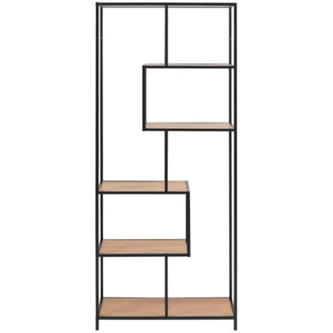 Design-Bücherregal Seaford Eiche 77 x 185 cm
