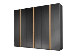 Drehtürenschrank Lagos Graphit