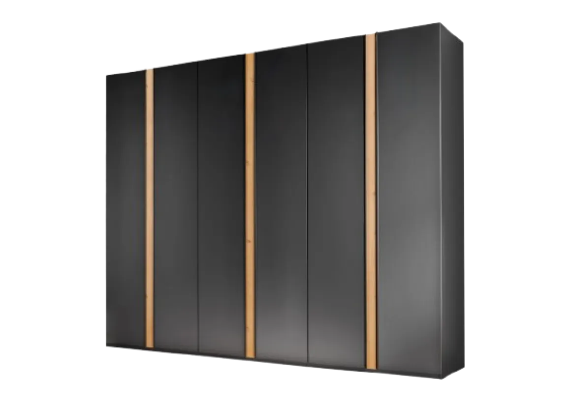 Drehtürenschrank Lagos Graphit