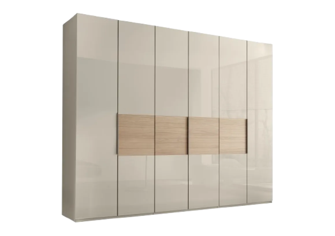 Drehtürenschrank Verona Champagner