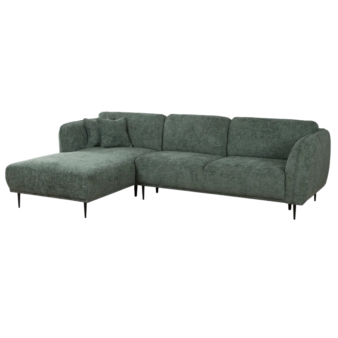 Ecksofa Kelmis Grün