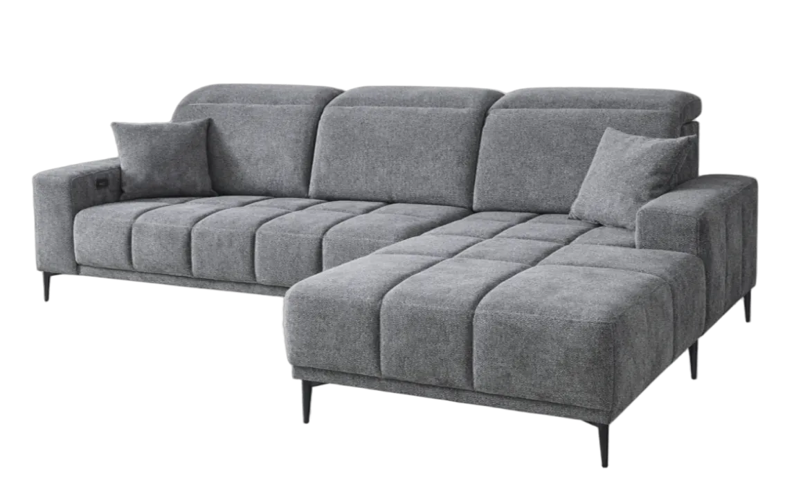 Ecksofa Livorno Grau