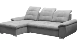 Ecksofa Maike mit Schlaffunktion Grau