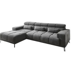 Ecksofa Speed mit Funktion Grau