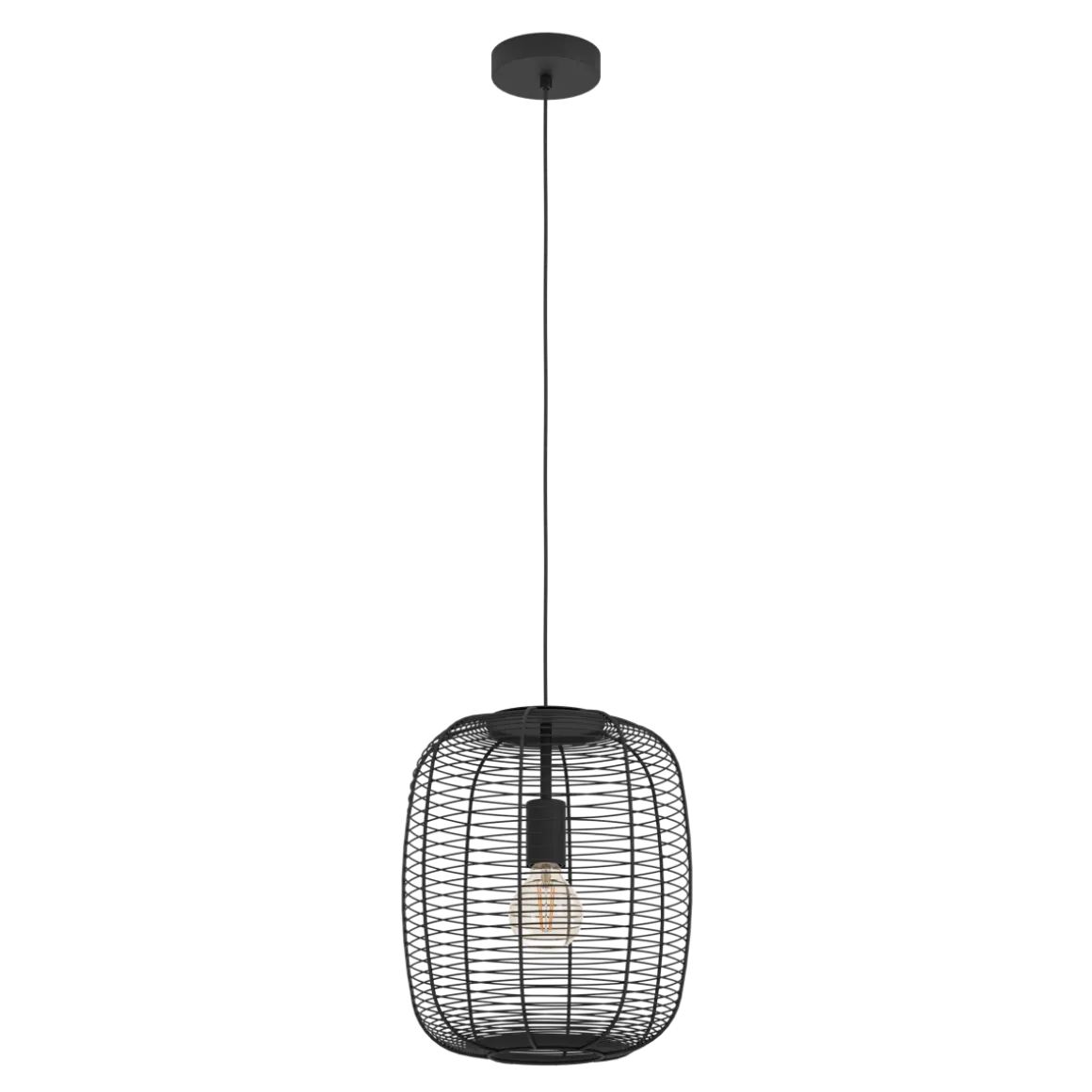 EGLO AGL Pendelleuchte Rinroe 1-flg schwarz
