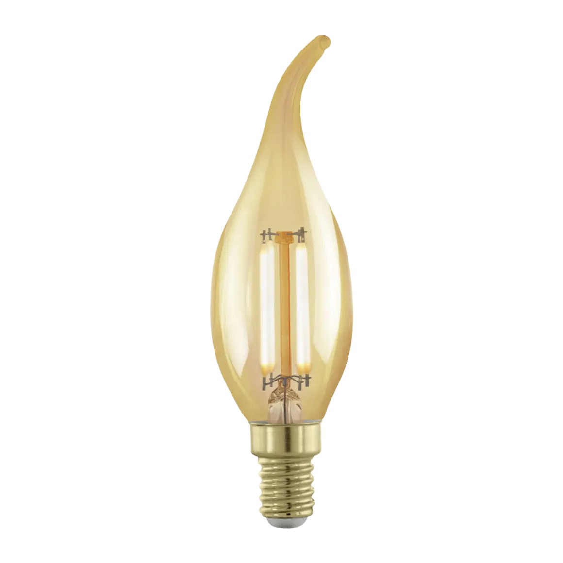 EGLO E14 LED Filament Leuchtmittel Kerzenform Amber