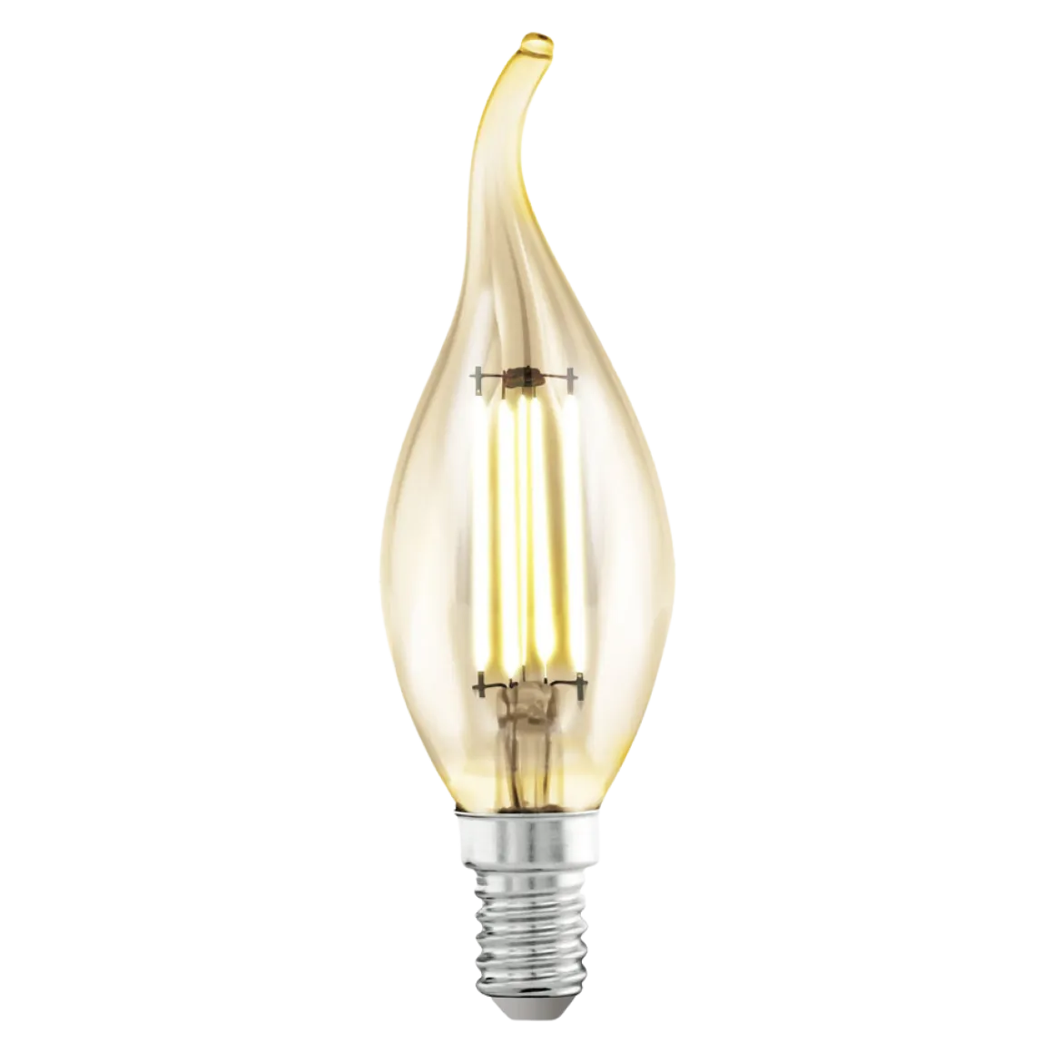 EGLO E14 LED Filament Leuchtmittel Kerzenform Amber