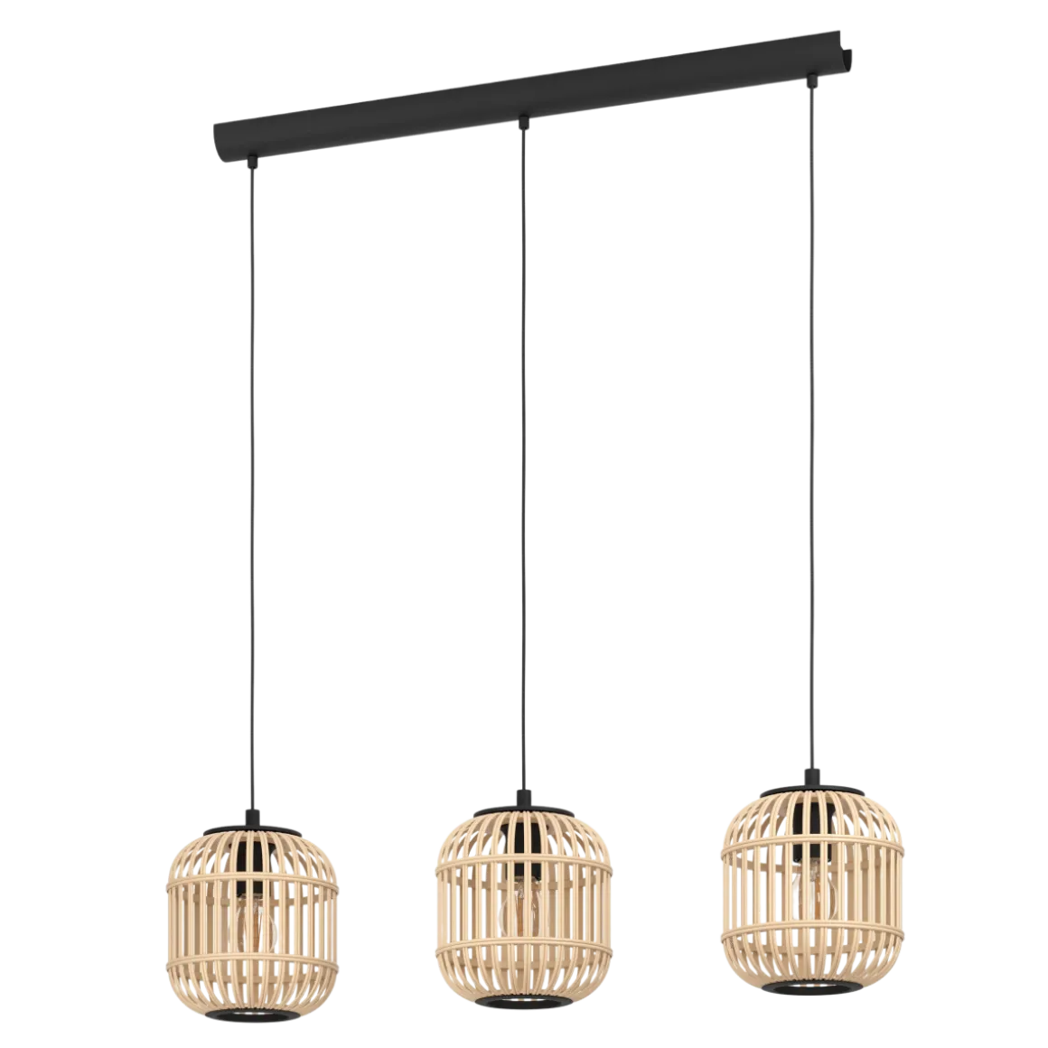 EGLO 3-flg Pendelleuchte Bordesley