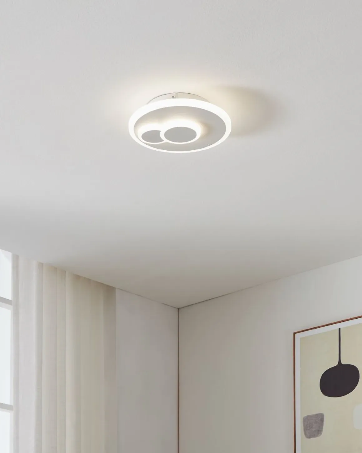 EGLO LED Deckenleuchte Cadegal Weiß Ø 20 cm