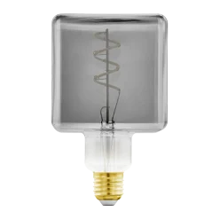 EGLO LED Filament Cube Leuchtmittel E27 Rauchgrau