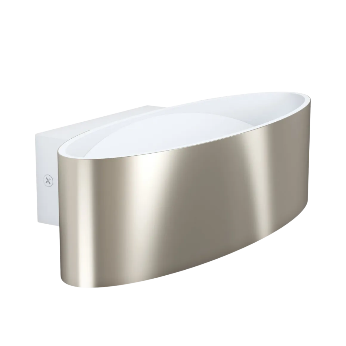 EGLO LED Wandleuchte Maccacari Weiß Nickel