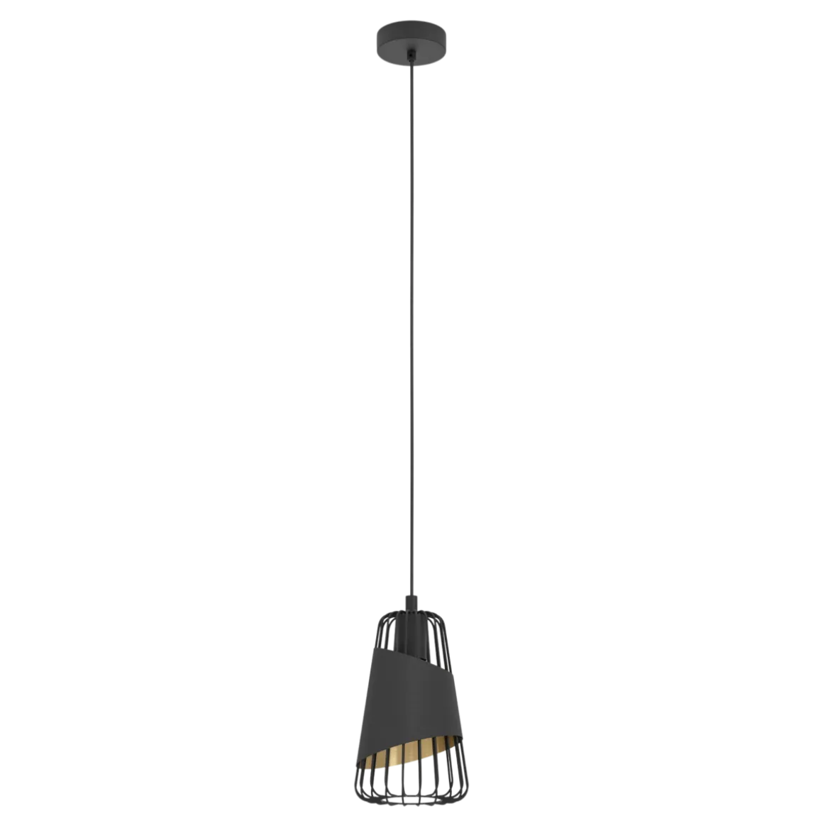 EGLO Pendelleuchte Austell Schwarz 16,5 cm