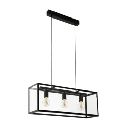EGLO Pendelleuchte Charterhouse Schwarz