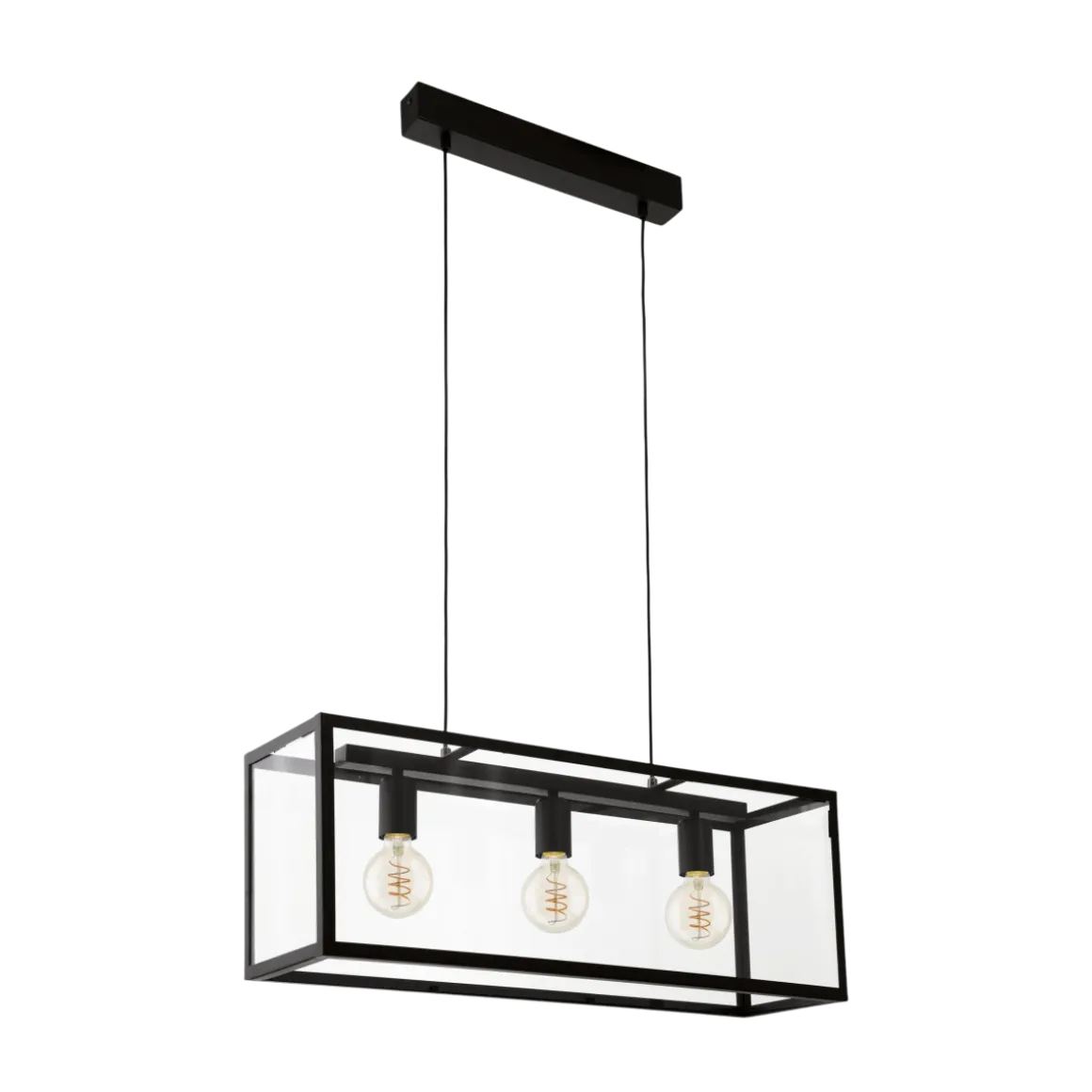 EGLO Pendelleuchte Charterhouse Schwarz