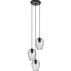 EGLO Pendelleuchte Newtown Schwarz
