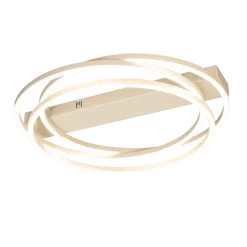 Fischer & Honsel LED Deckenlampe Kiku Sandfarben