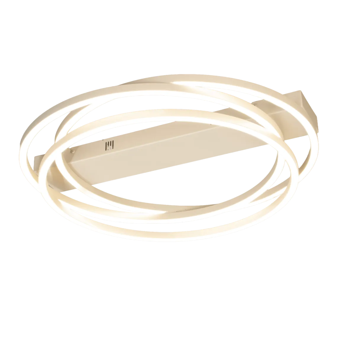 Fischer & Honsel LED Deckenlampe Kiku Sandfarben