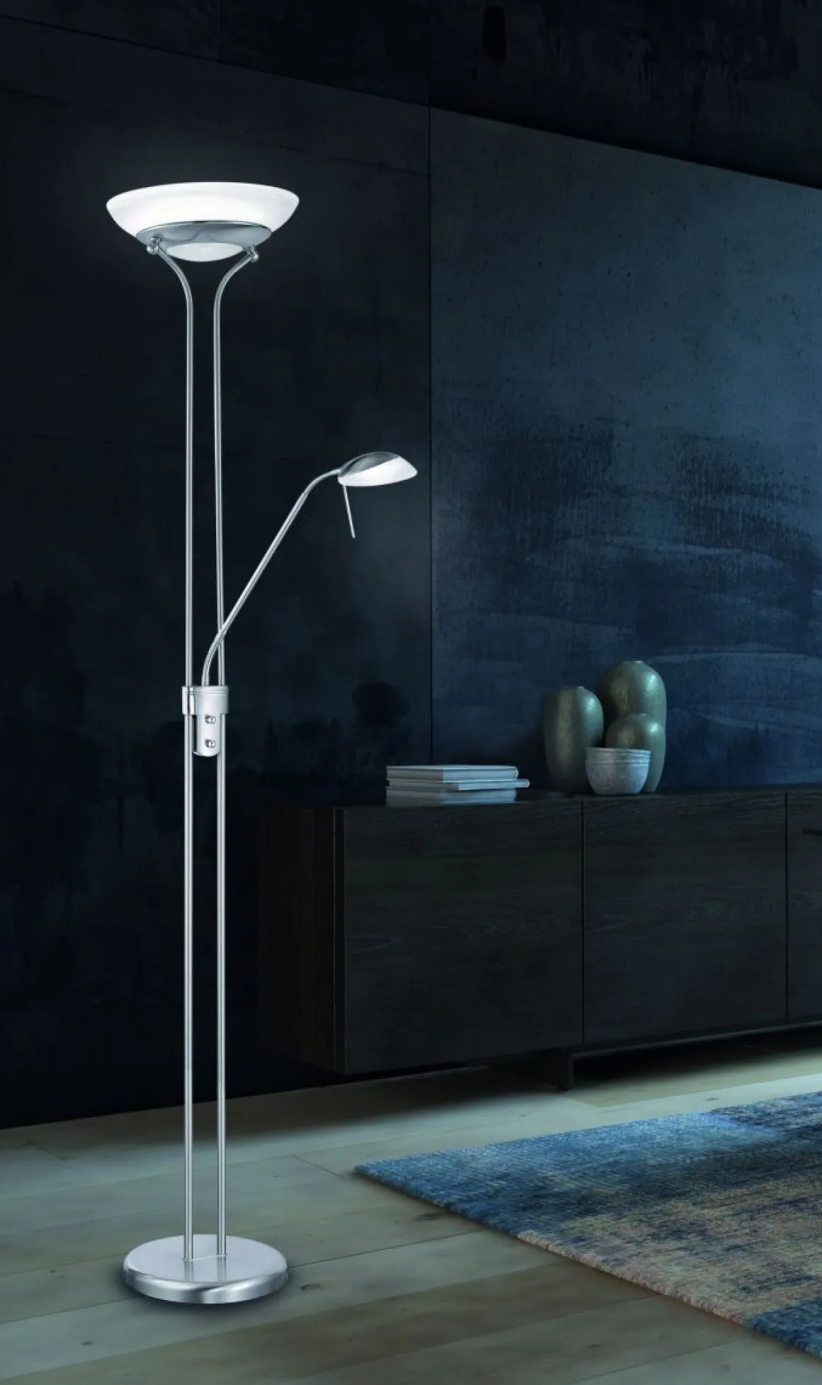 Fischer & Honsel LED Fluter Pool-TW 2 flg Nickel