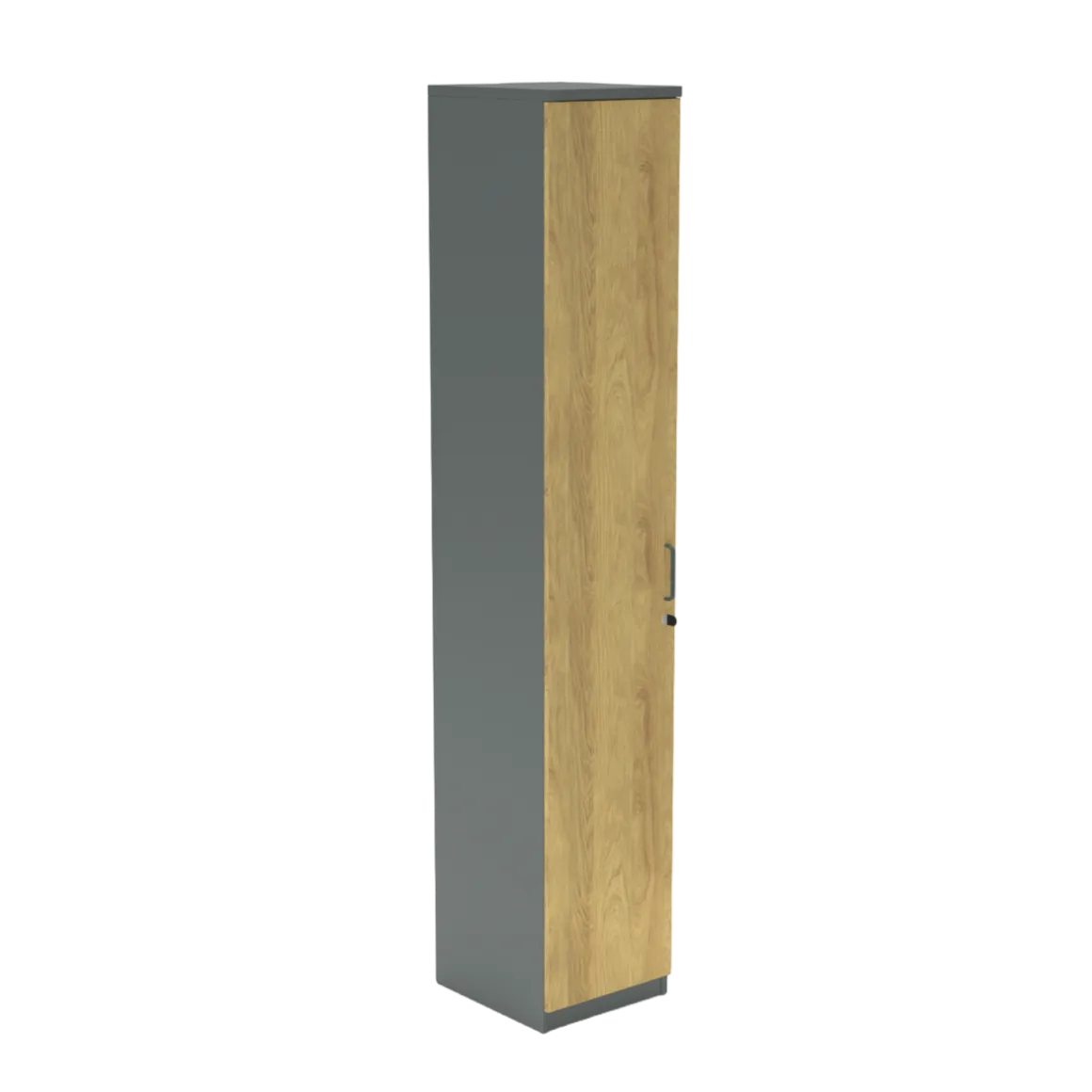 Flügeltürenschrank E10 Natural Hickory Grau