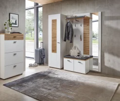 Garderobenschrank Fresno WeiĂ
