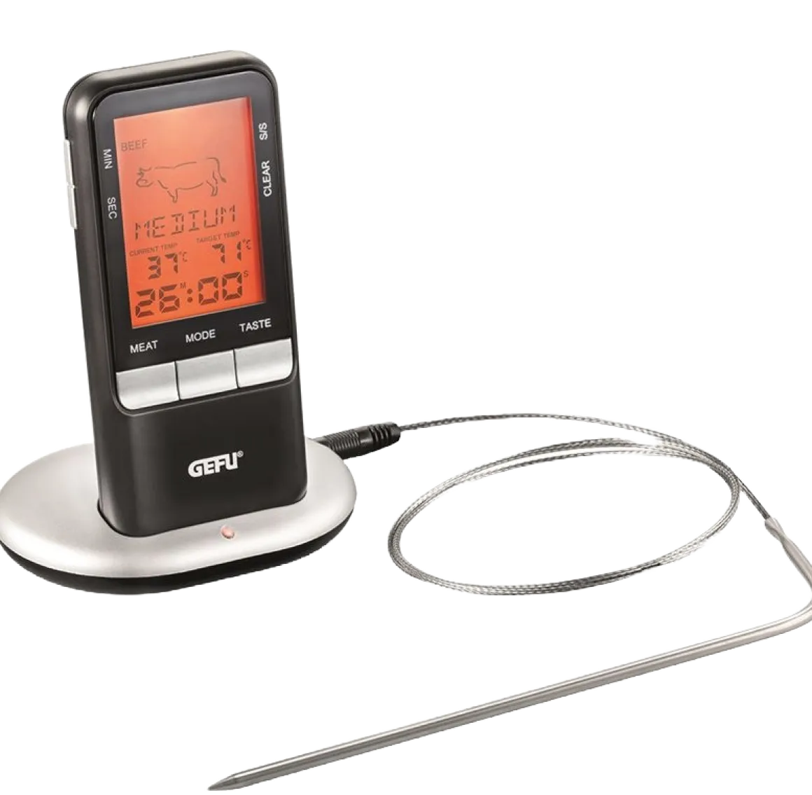 GEFU Digitales Funk-Bratenthermometer Händi®