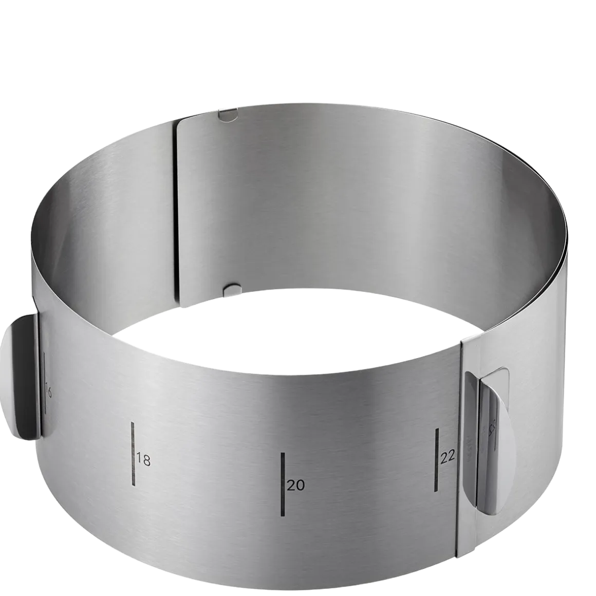 GEFU Tortenring Tondo XXL mit Griffen 10 cm