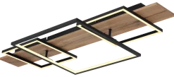 Globo LED Deckenleuchte Square Wood 2