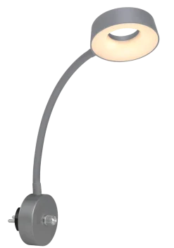 Globo LED Steckerlampe Lehovo Silber