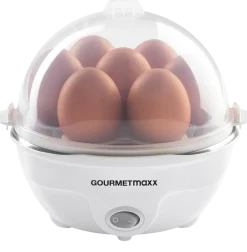GOURMETmaxx Eierkocher für 7 Eier Weiß