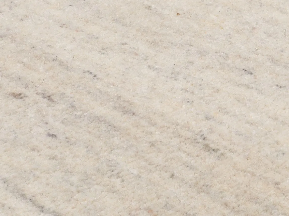 Handloom Sadhana aus Indien Hellgrau-Natur 200 x 250 cm