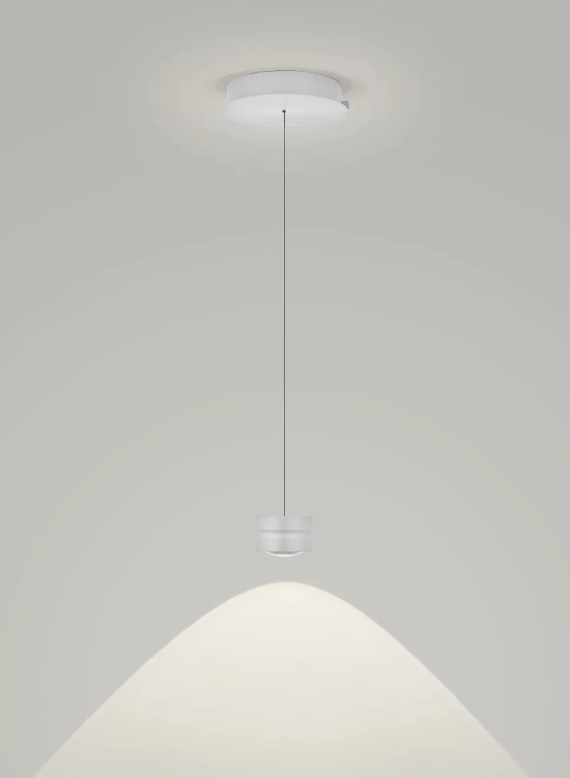 HELL 1-flg LED Pendellampe Mika Alu