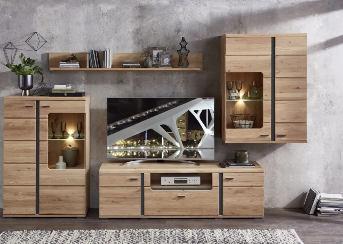 Hängevitrine Sonos II Eiche