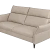 Hukla 3-Sitzer Sofa 21014 Pearl mit Kopfteilverstellung