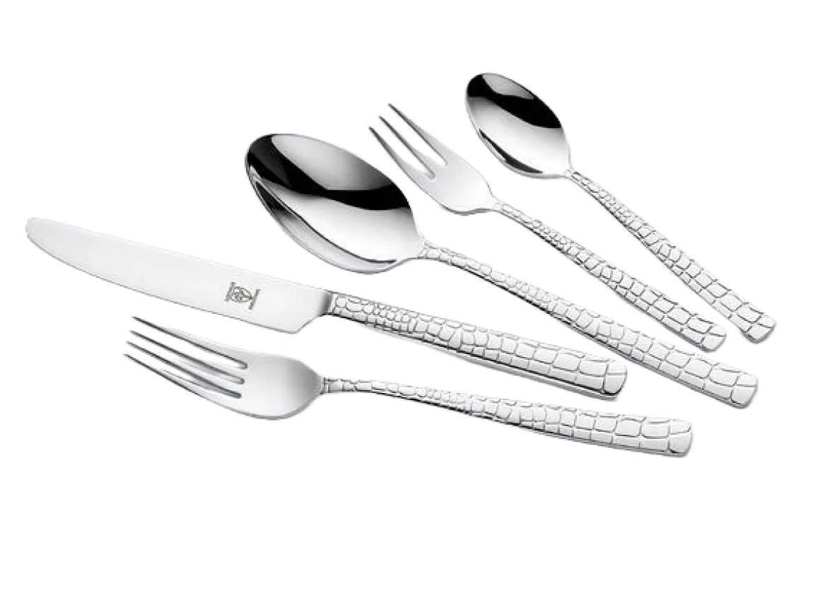 Justinus 30 tlg. Besteck-Set Croco im Geschenkkarton