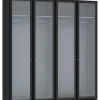 Jutzler 4-trg Drehtürenschrank Longline