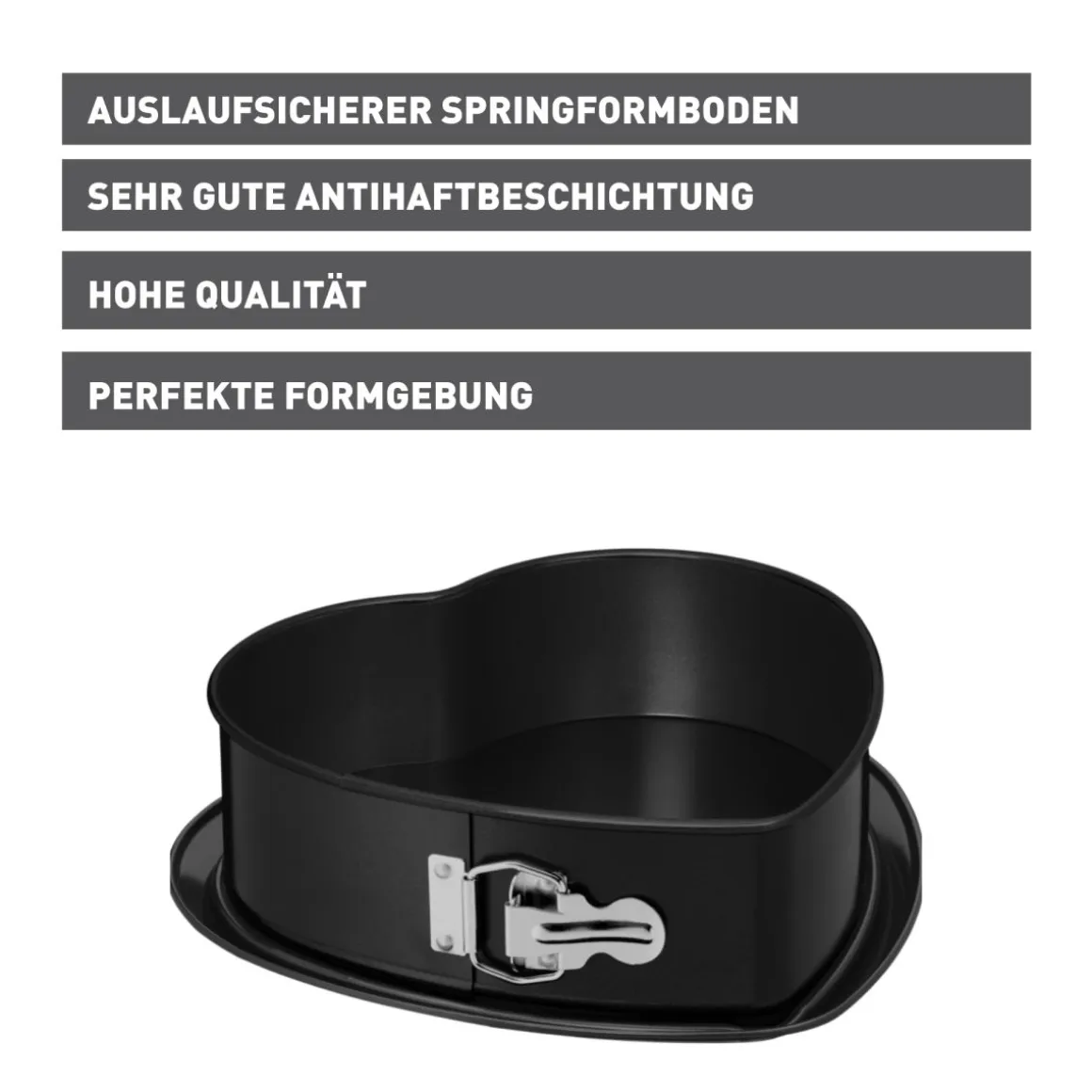 Kaiser Kuchen Springform Inspiration Herz 25 x 26 x 7 cm