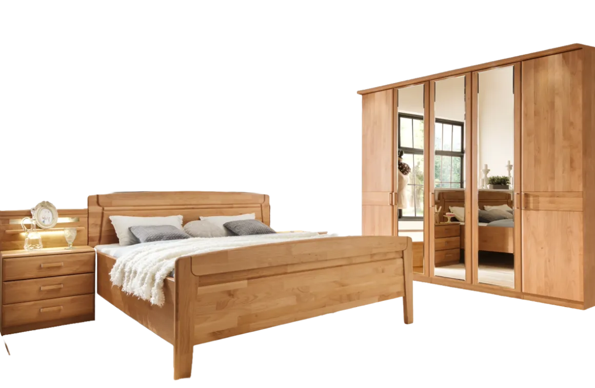 Komfortbett Lausanne Erle 180 x 200 cm