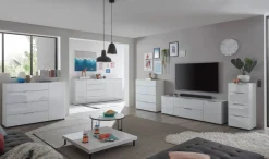 Kommode Santorin Weiß 45 x 99 cm