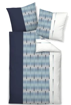 Milano Mako-Satin BettwÀsche 135x200cm nachtschattenblau