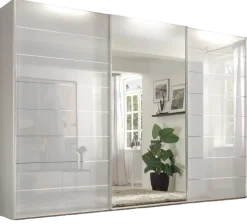 Mondo Schwebetürenschrank Serenade 4008 perlgrau