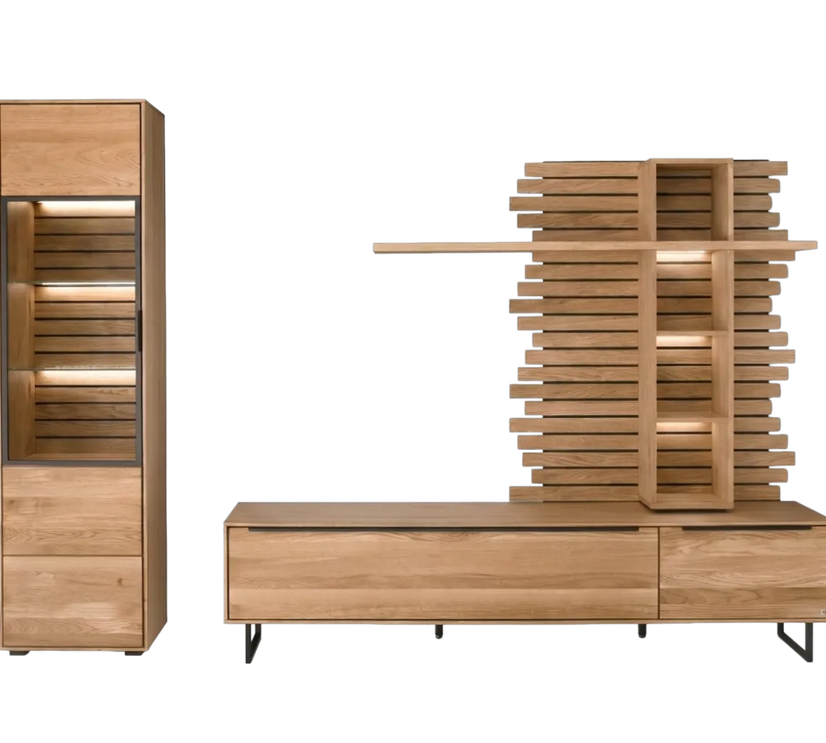 Musterring Set One Wohnwand Jackson Eiche