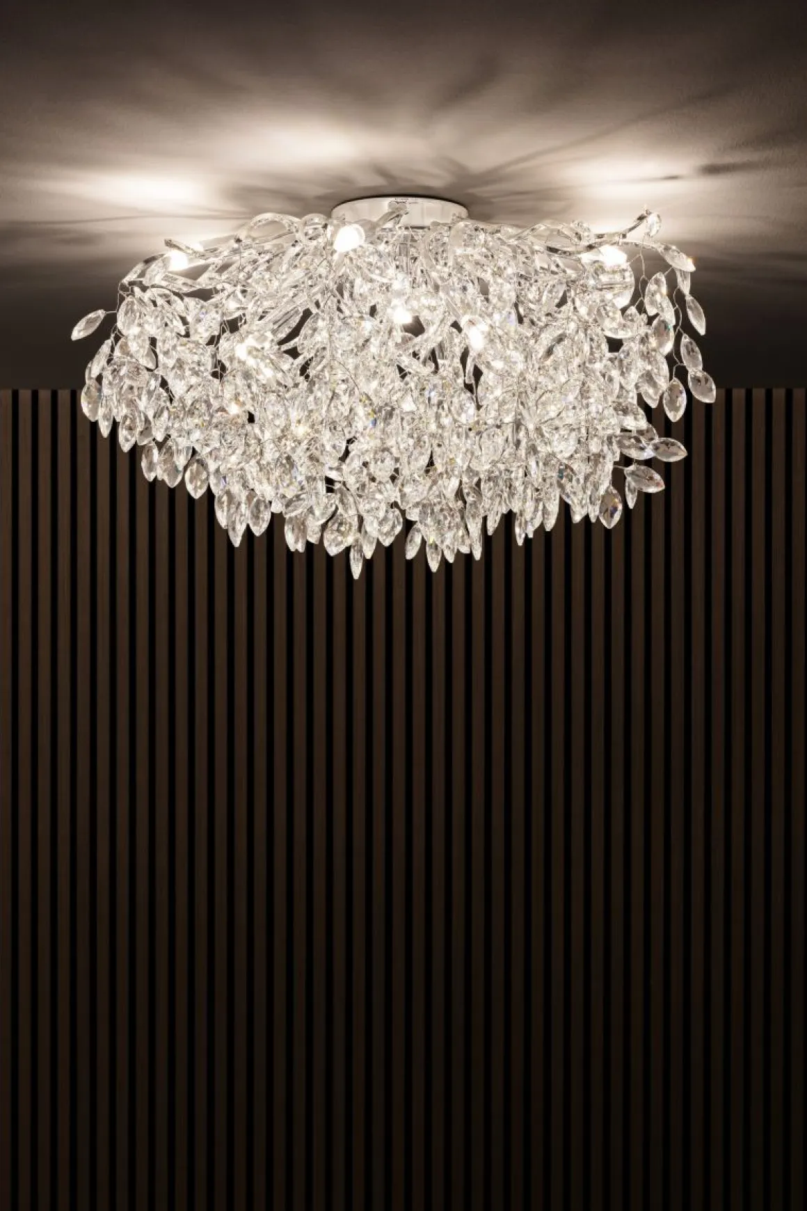 Paul Neuhaus 10-flg Deckenlampe Ricicle Chrom